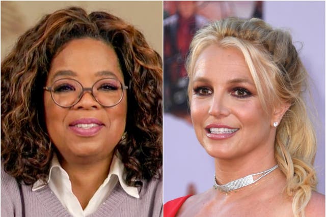 Oprah Winfrey and Britney Spears