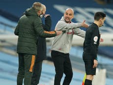 Manchester City boss Pep Guardiola gives Manchester United hope in Premier League title chase