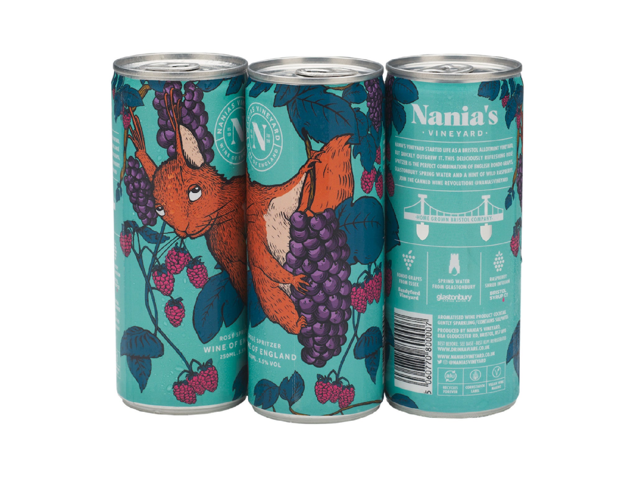 Nanias Vineyard canned wine