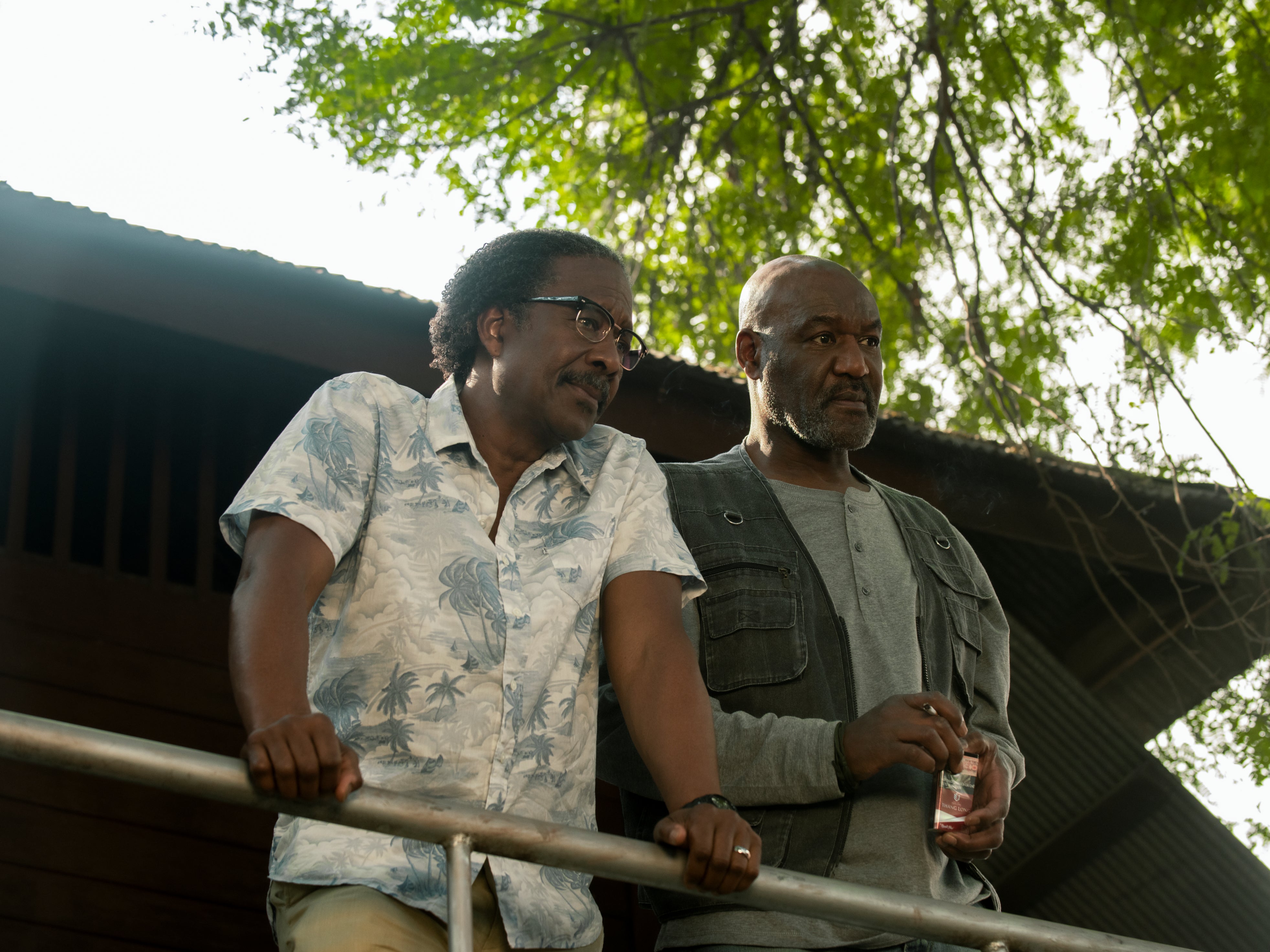 Clarke Peters (left) bagged the sole nomination for Da 5 Bloods