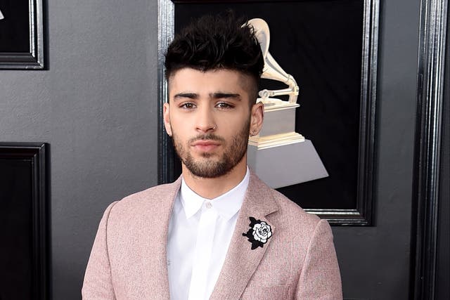Zayn Malik attends the Grammy Awards on 28 January 2018 in New York City