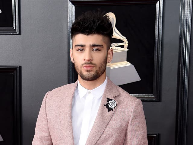 Zayn Malik attends the Grammy Awards on 28 January 2018 in New York City