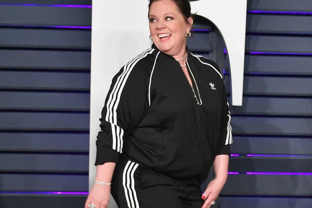 Melissa McCarthy says she was ‘flipped off’ for wearing an Adidas tracksuit to Vanity Fair Oscars party 