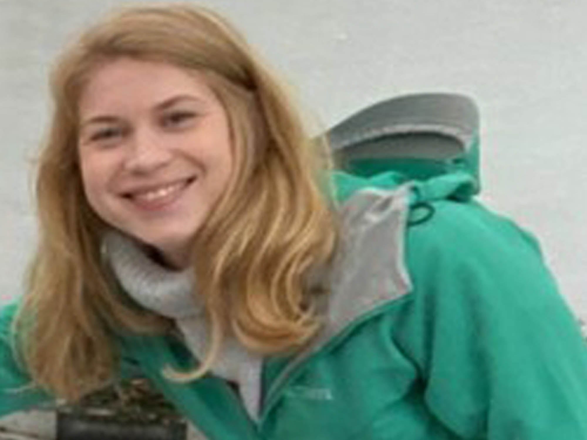 Sarah Everard was wearing the same green coat as in this photo at the time she disappeared