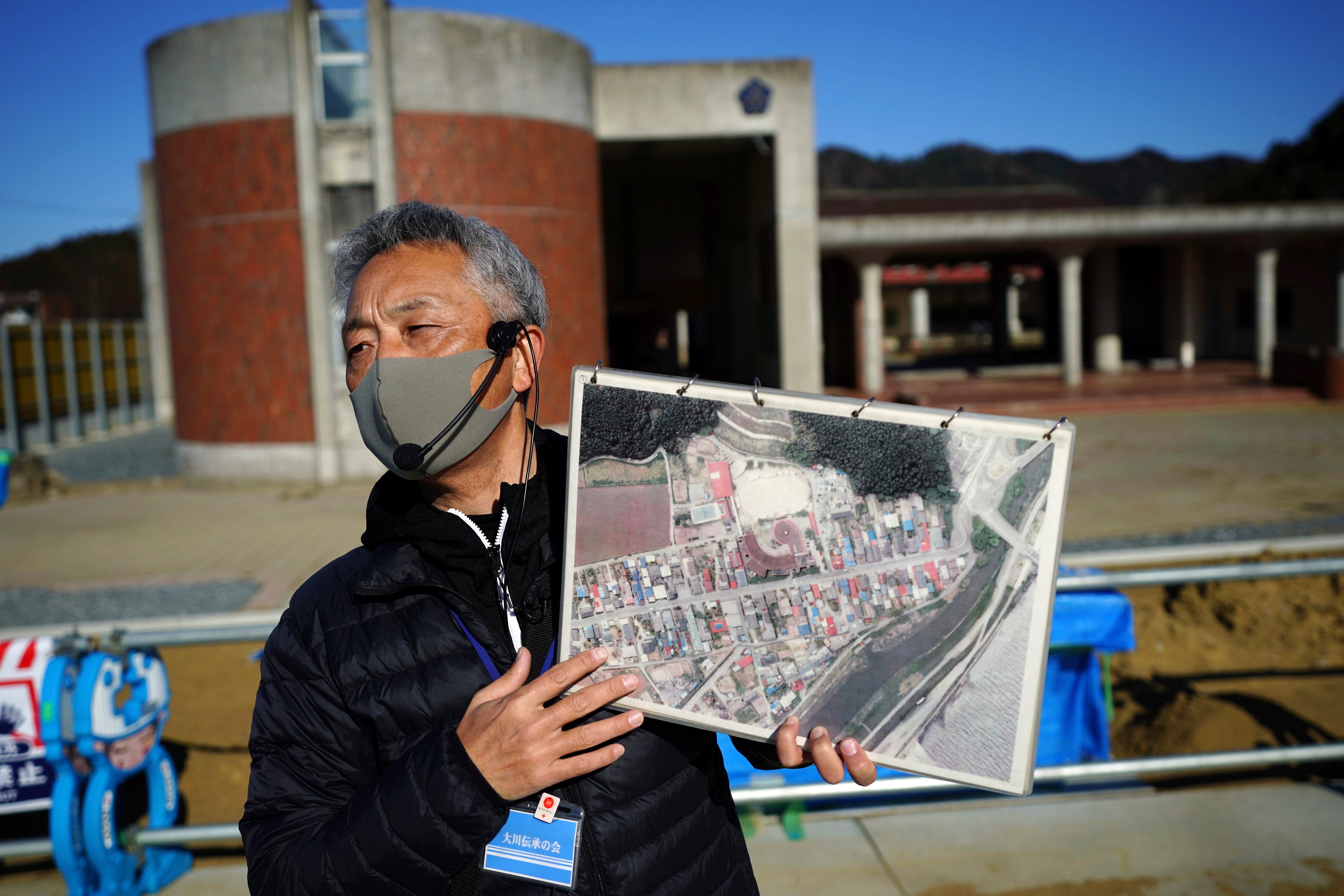 Japan Tsunami Anniversary Olympic Torch Runner