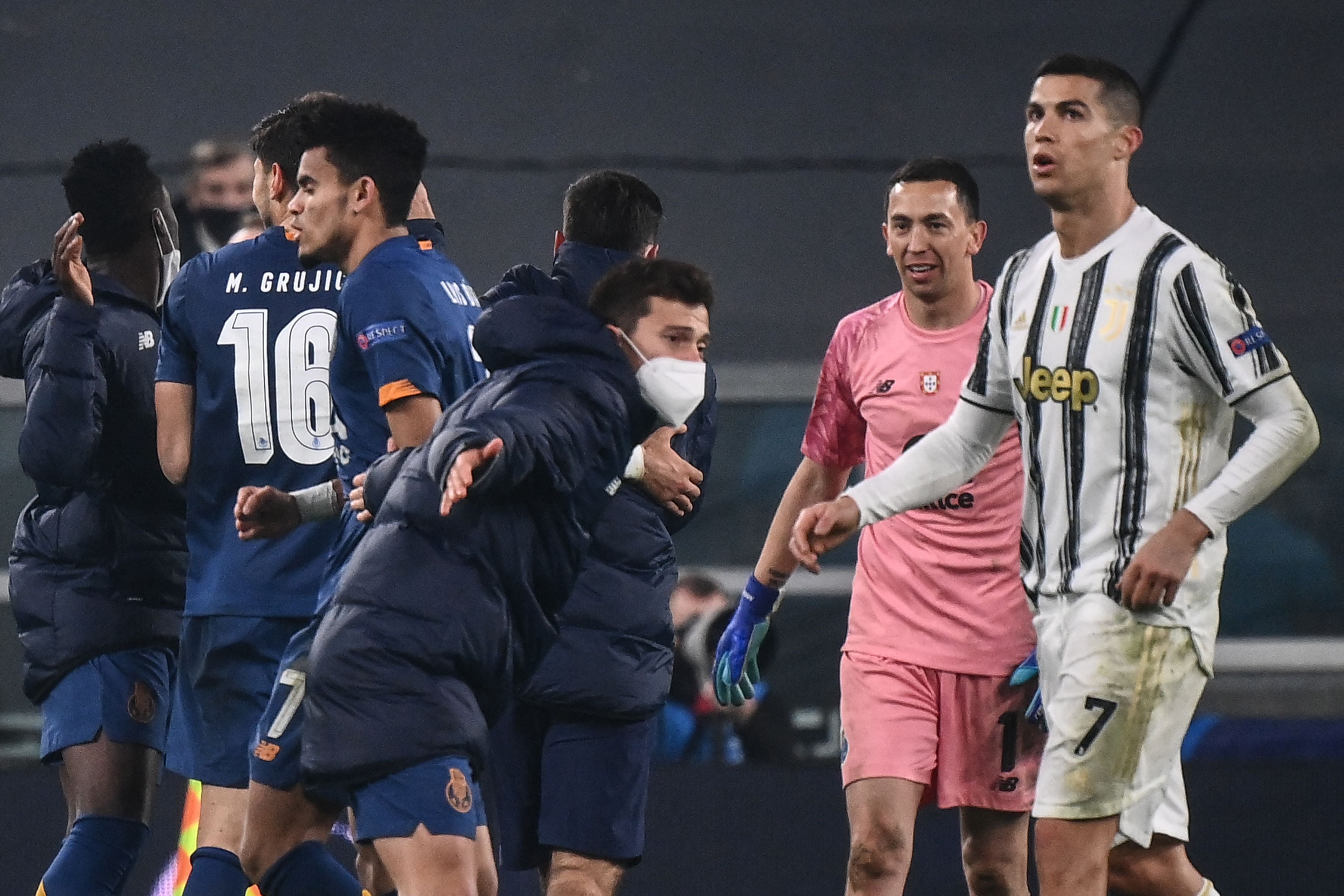 Ronaldo was left stunned by FC Porto as his Juventus side crashed out of the Champions League