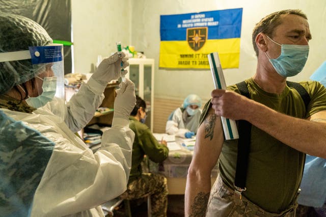 Virus Outbreak Reluctant Ukraine