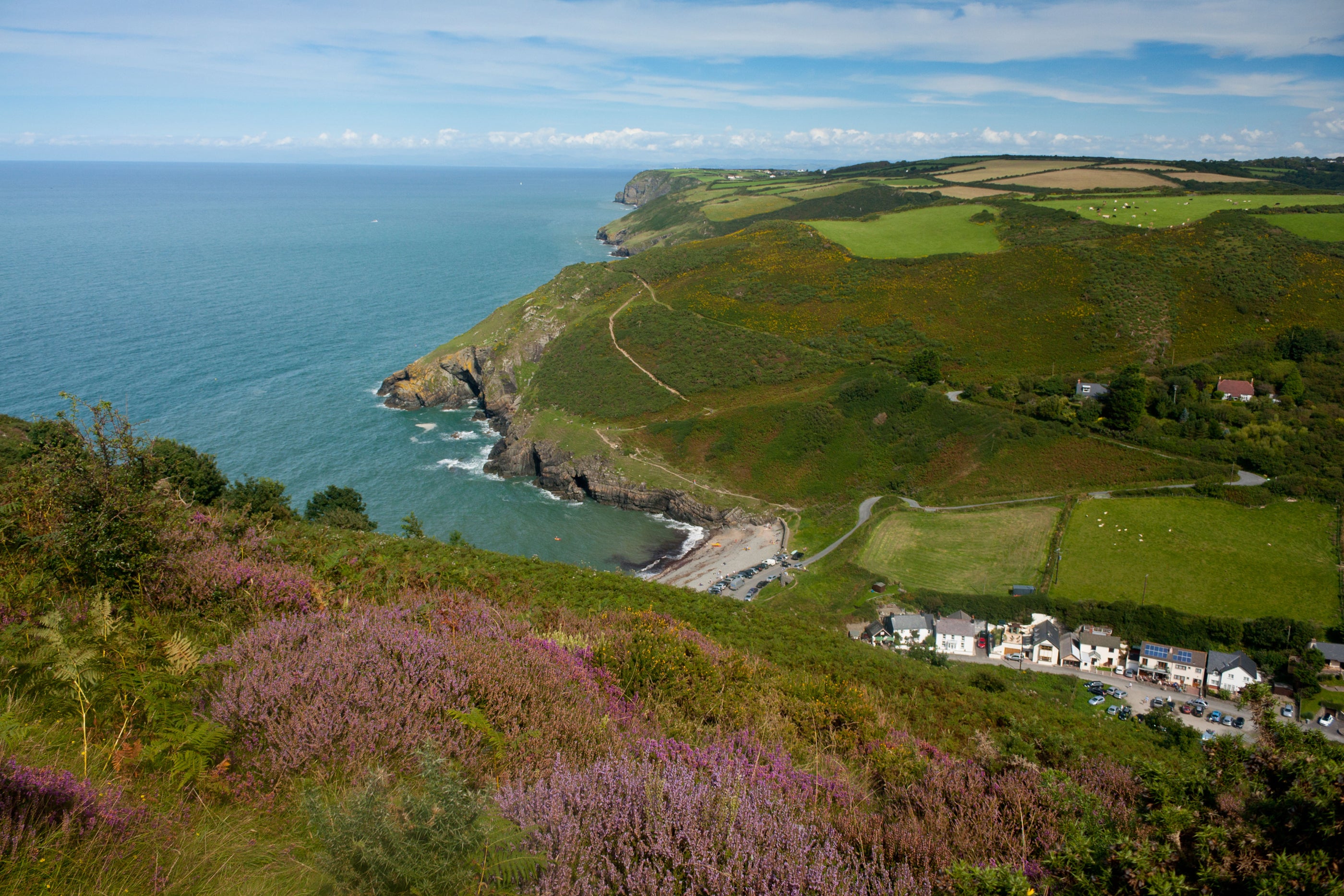 Cwmtydu Beach and coastline is perfect for action-lovers