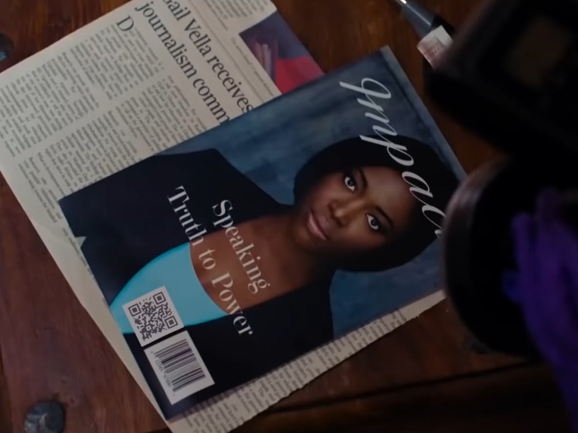 The magazine briefly displayed during the Line of Duty trailer