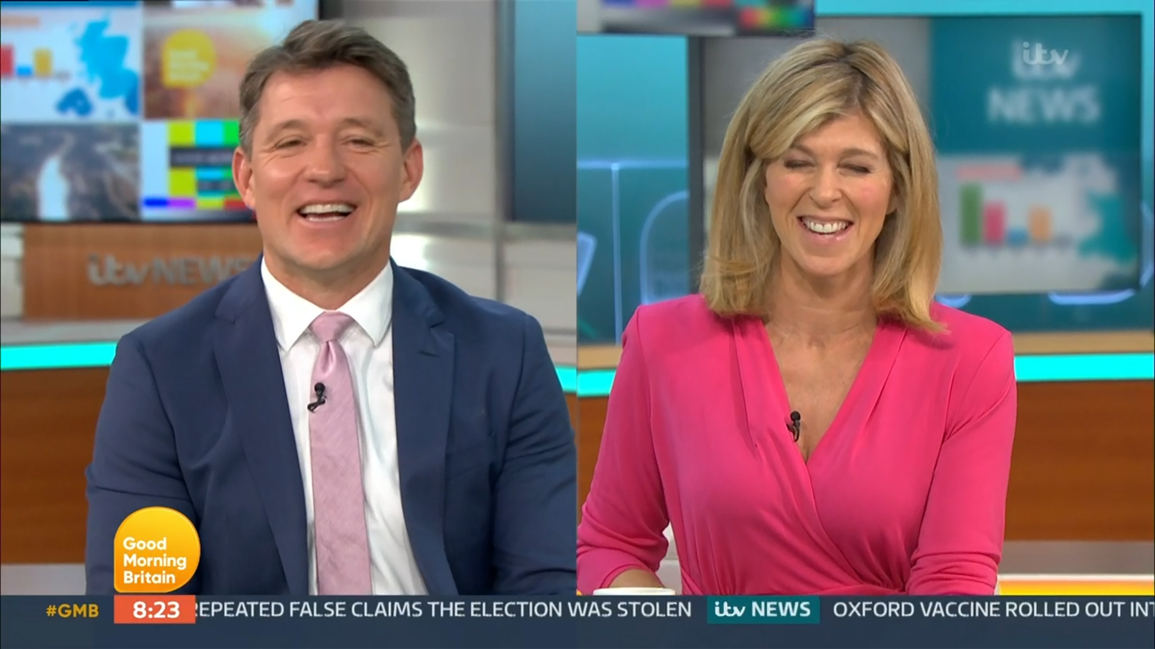 Ben Shephard and Kate Garraway on GMB