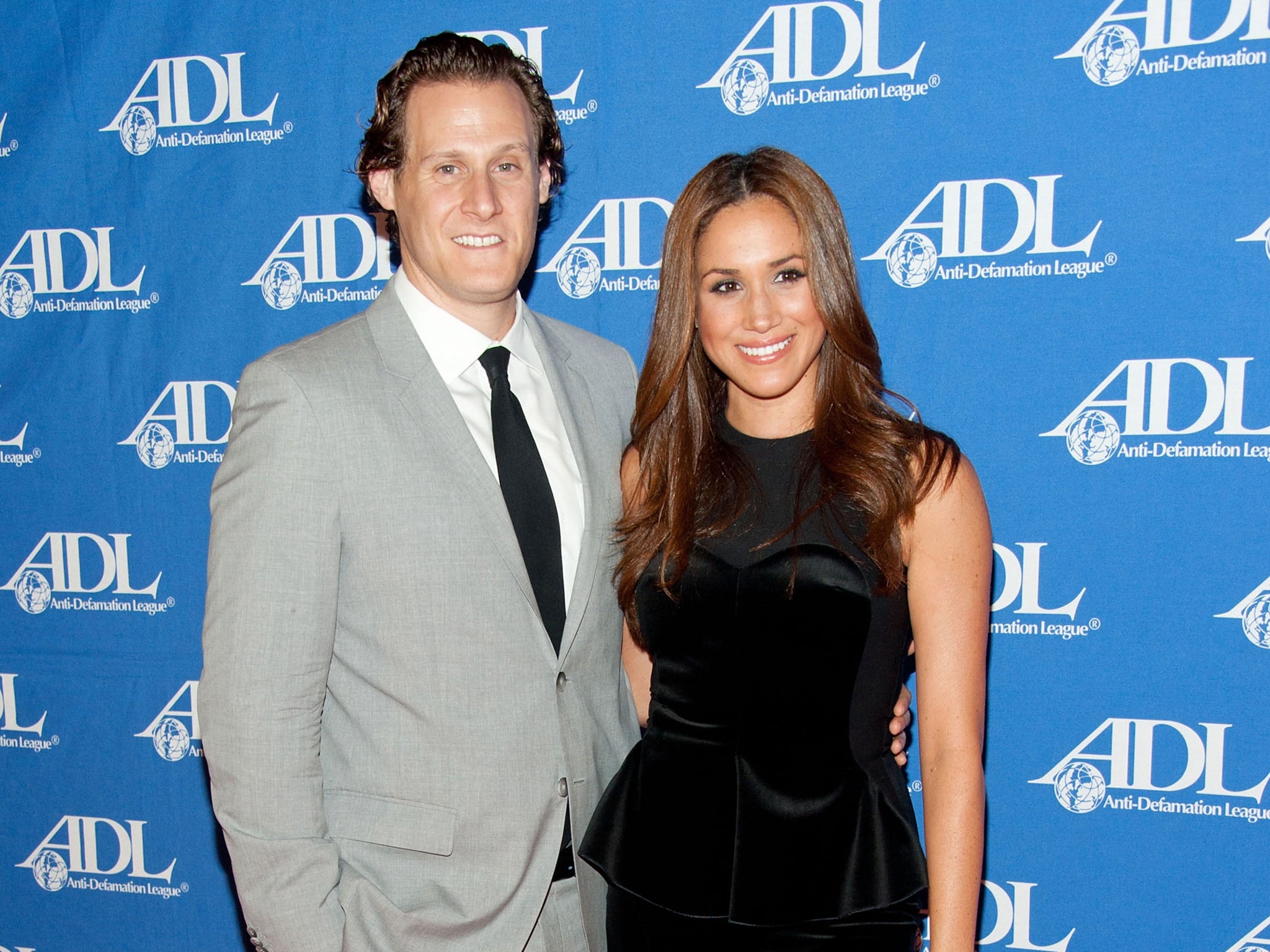 Meghan Markle with her ex-husband Trevor Engelson.