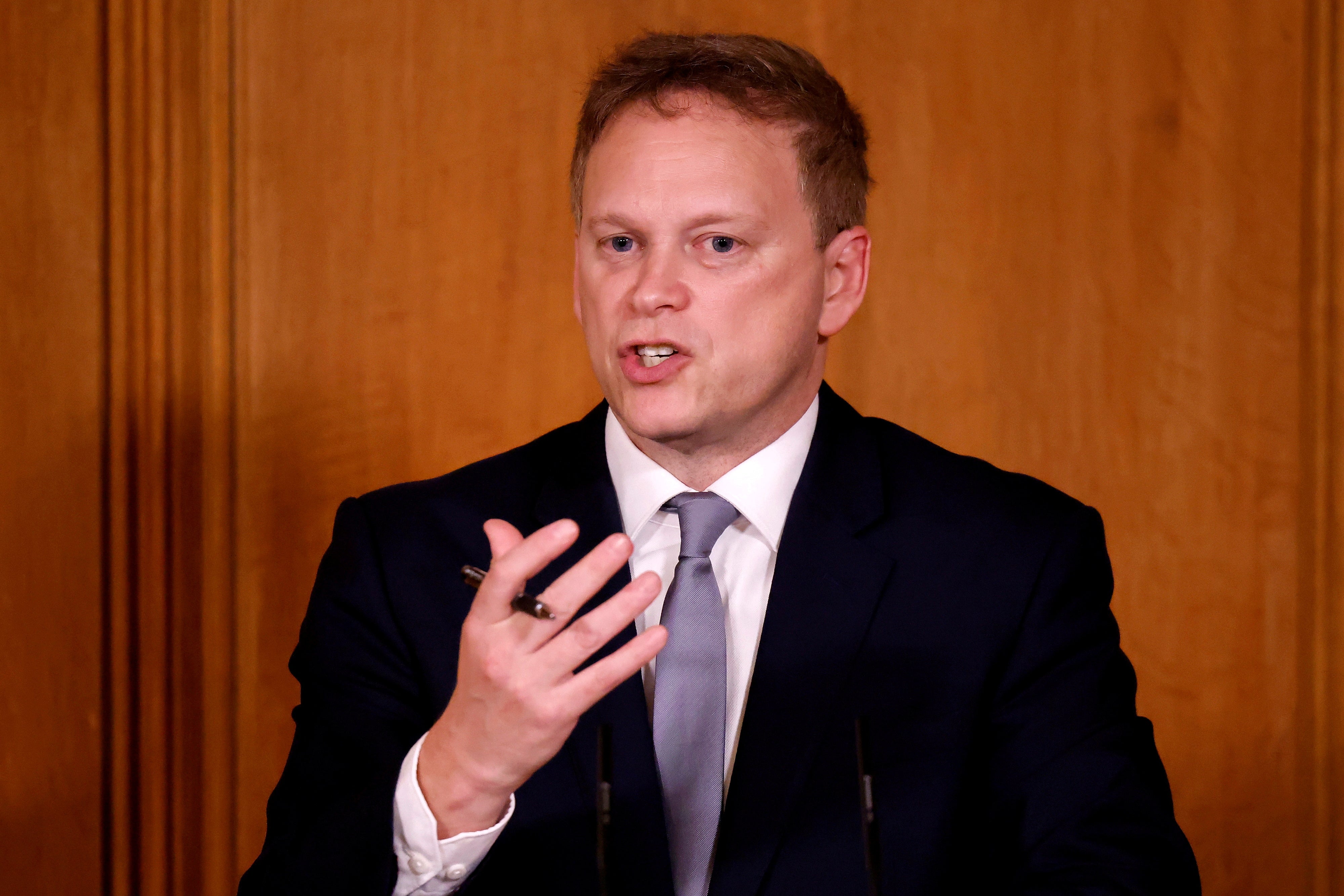 UK transport secretary Grant Shapps denied a ‘power-grab'