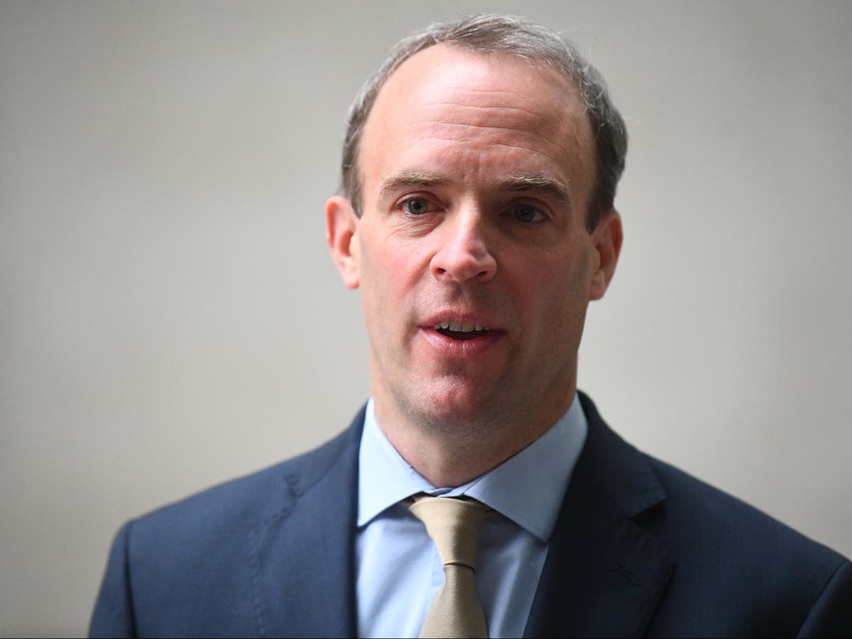 Dominic Raab says he is ‘very unlikely’ to attend Beijing Winter Olympics