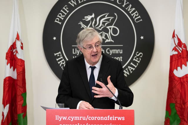 <p>First minister Mark Drakeford has said hairdressers could reopen in Wales as early as 15 March </p>