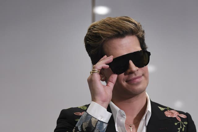 <p>Milo Yiannopoulos in 2017</p>