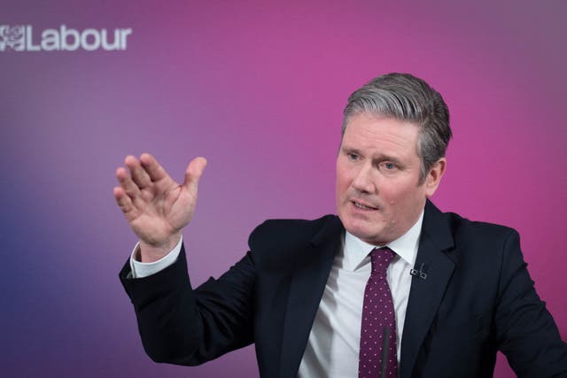 <p>Keir Starmer faces a tough electoral test on 6 May</p>