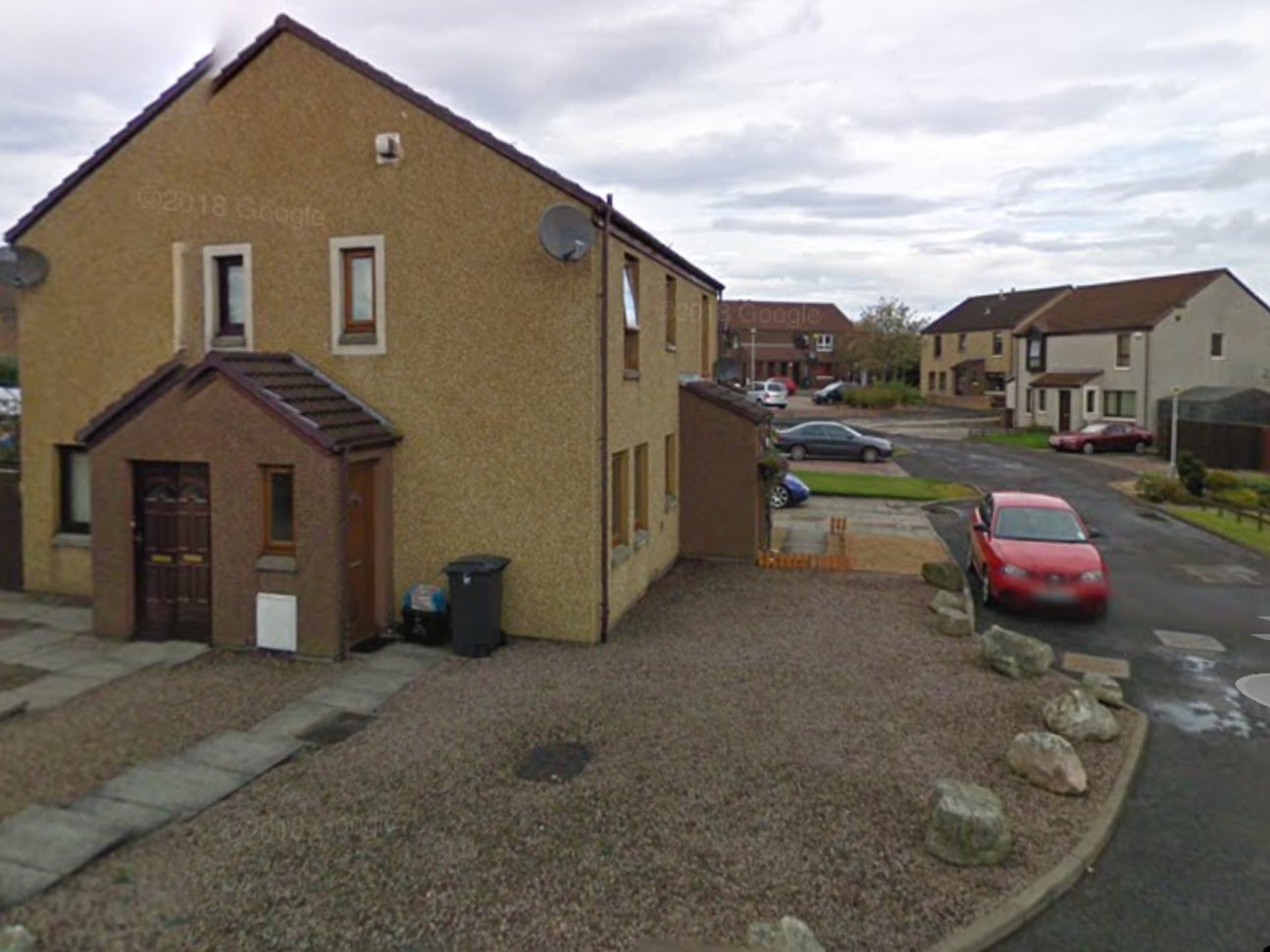 A Google Maps screenshot shows the property on Allison Close in Cove, Aberdeen