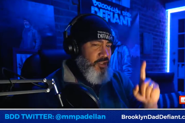 Popular blogger BrooklynDad Defiant on his YouTube show ‘Storytime with BDD’ on 16 February 2021