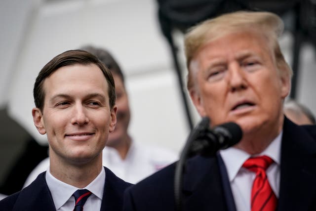 <p>In an op-ed, Kushner credits himself and his father-in-law Donald Trump for giving the US a ‘strong hand’ in dealing with Iran</p>