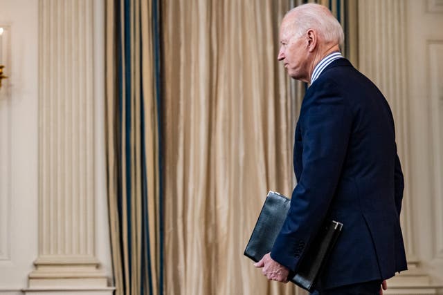 <p>Biden has notched his first major legislative accomplishment with the relief package</p>