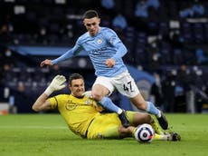 Manchester City vs Southampton: Why Phil Foden was denied penalty in Alex McCarthy incident