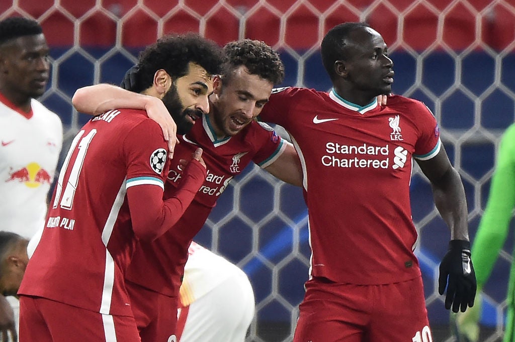 Mohamed Salah (left) and Sadio Mane (right) netted for Liverpool