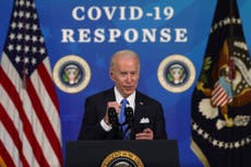 Biden says he’ll share surplus US vaccines with rest of the world as he announces 100m more single-shot doses