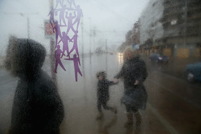 <p>File image: Met Office says England and Wales will witness heavy winds and showers from Wednesday into Thursday</p>