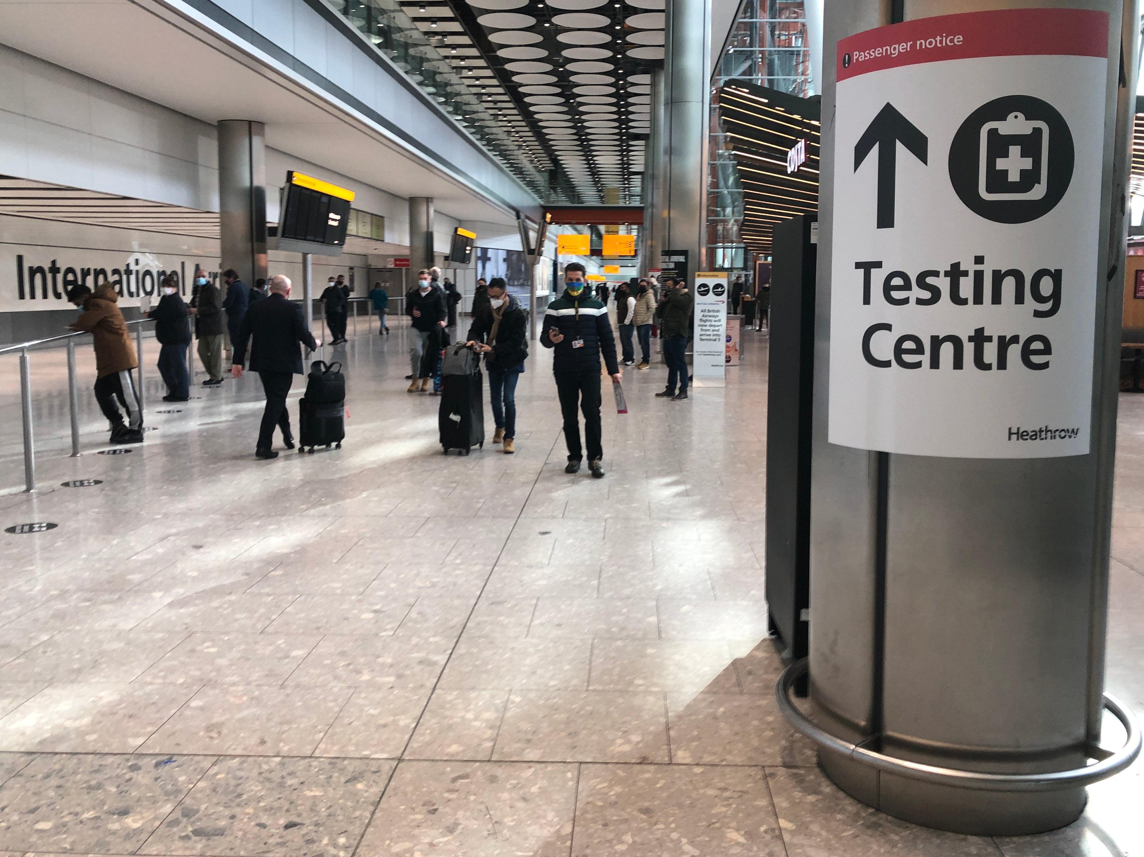 Test case: International Arrivals at Heathrow Terminal 5