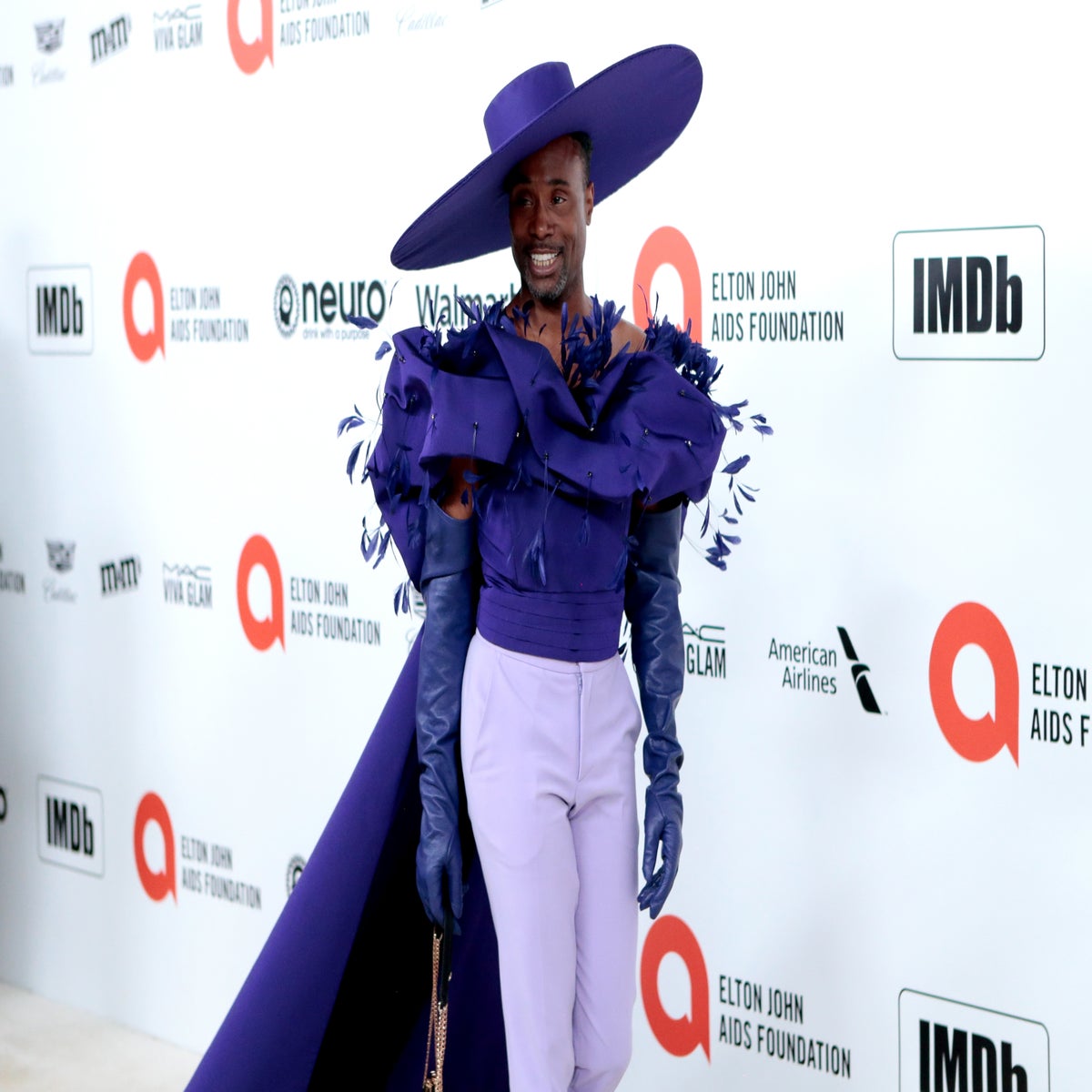 billy porter blue dress 7 of Porter's most groundbreaking looks from the Met Gala to Oscars Long Sleeve Backless Maxi RMDROP Size: XS-S:XS-S