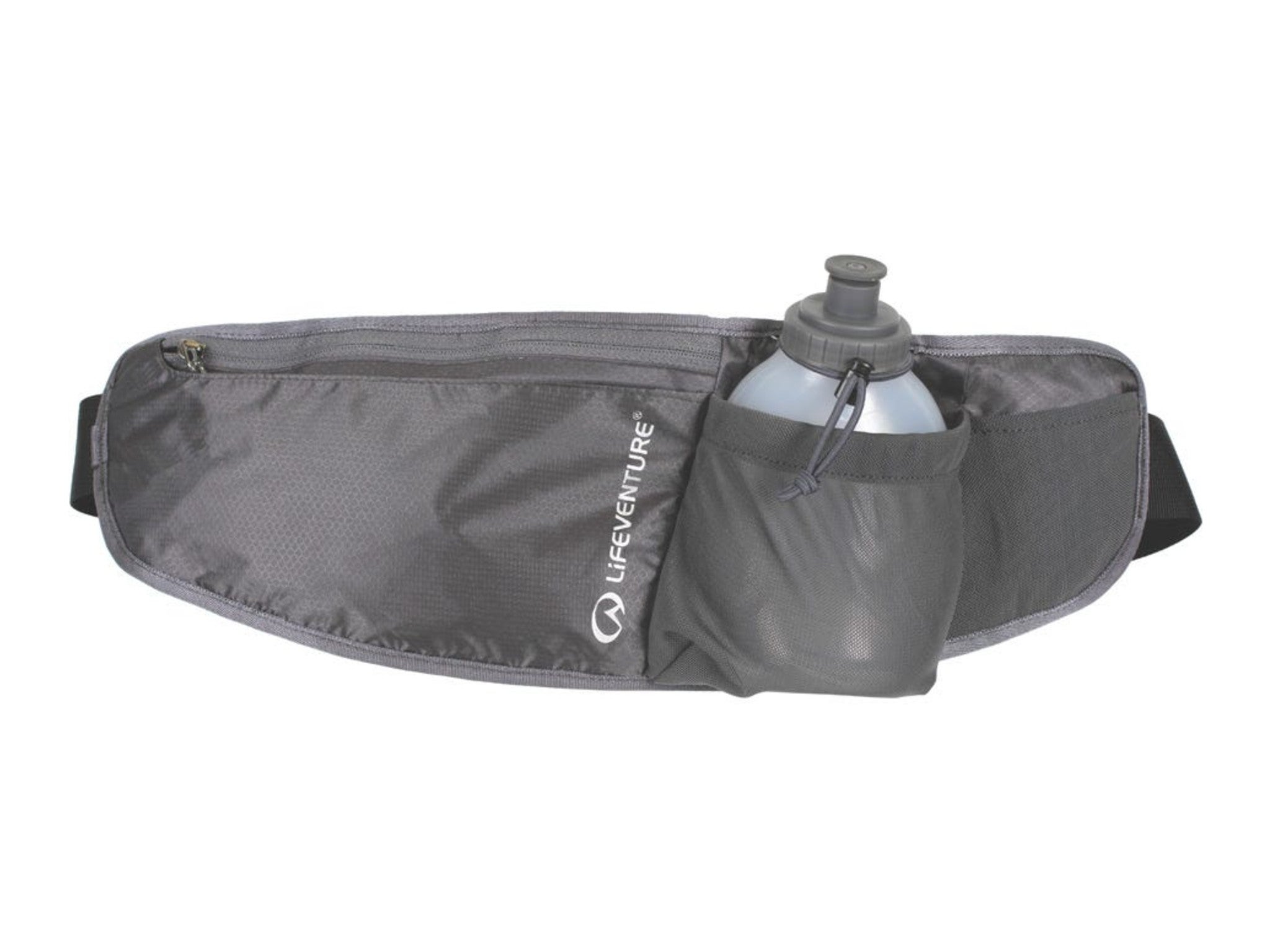 Littleadd Running Belt Hydration Waist Pack with Water Bottle Holder for Men Women Waist Pouch Fanny Bag Reflective Fits 6 Inch or Less Smartphone