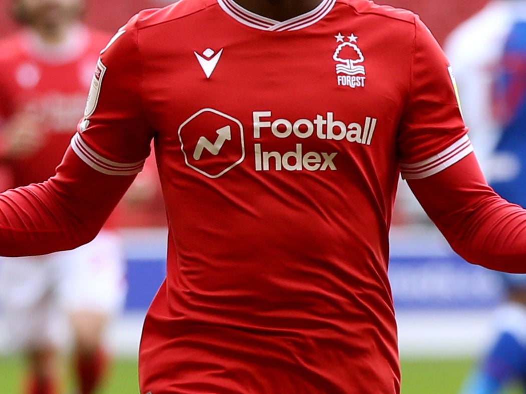 Football Index is the shirt sponsor of Nottingham Forest