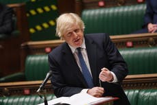 Boris Johnson facing major Conservative rebellion in Commons over ‘genocide amendment’ row
