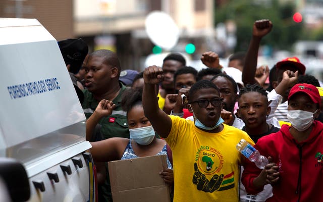 South Africa Student Protest