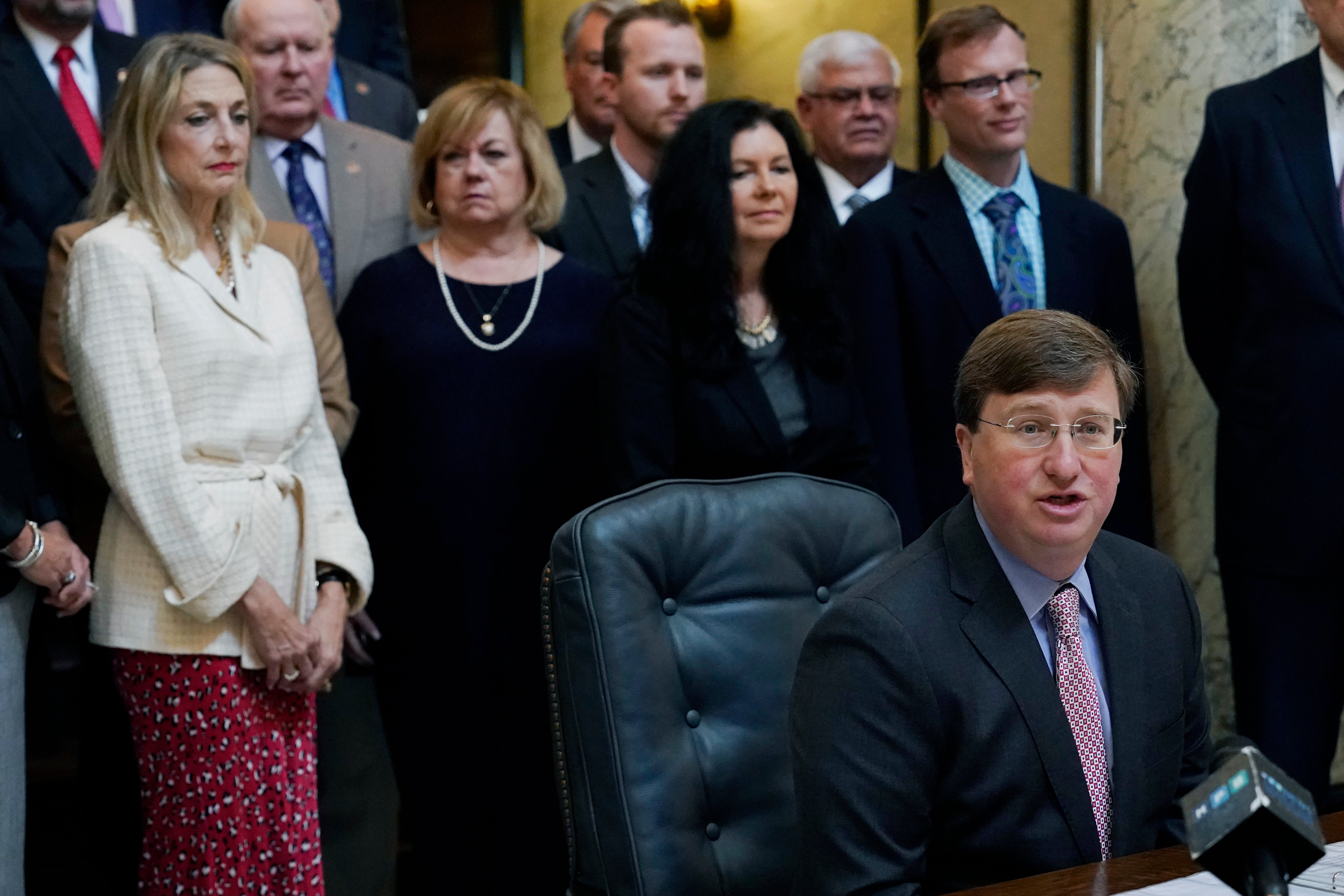 Mississippi Governor Tate Reeves explains why he signed the first state bill in the US this year to ban transgender athletes from competing on female sports teams