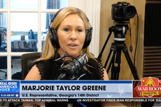 ‘The system has to be torn down’: Marjorie Taylor Greene rants about ‘s***hole’ DC in interview with Steve Bannon