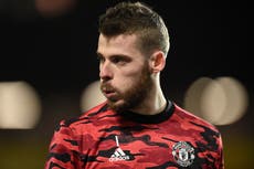 Manchester United goalkeeper David de Gea returns but faces race to be available vs West Ham
