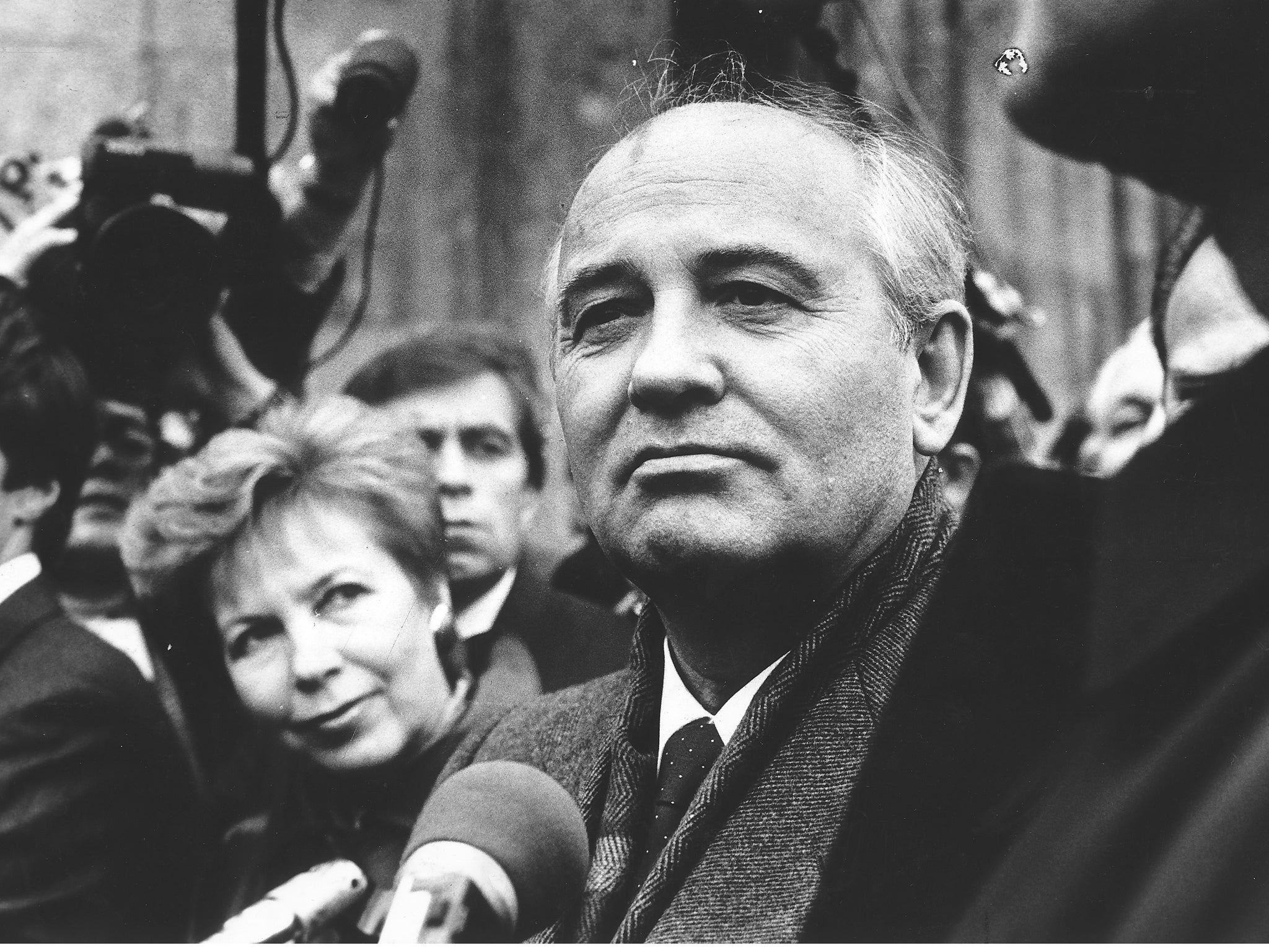 I met Gorbachev at Chequers when he visited Margaret Thatcher for the first time in 1984