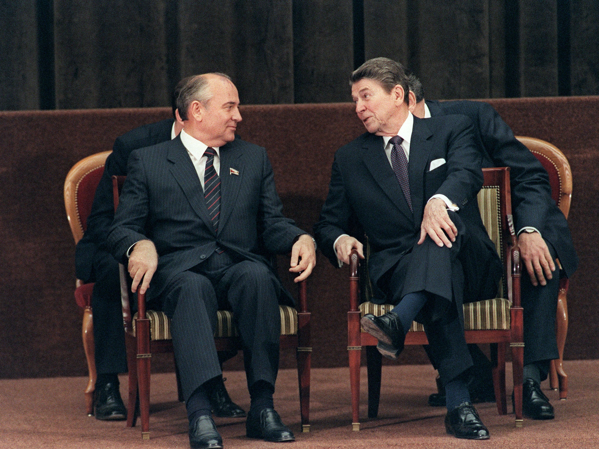 Remarkably, Gorbachev struck up a friendship with US president Ronald Reagan