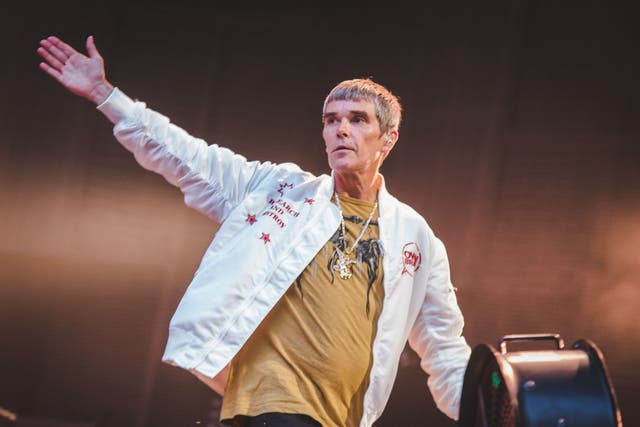Brown on stage in 2017