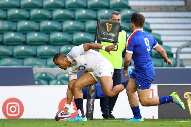 Watson scored England’s first try of the afternoon
