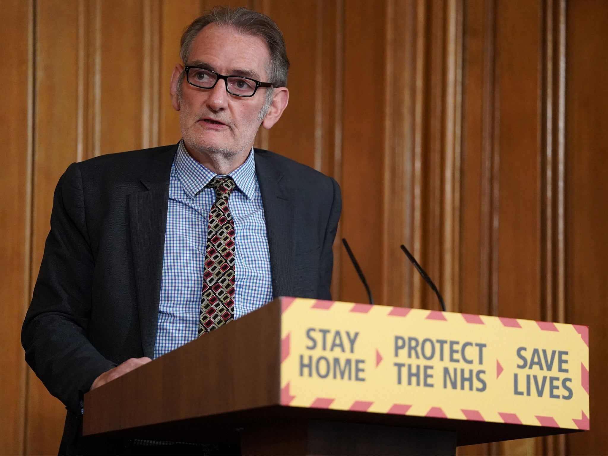 Sir Ian Diamond said ‘we need to recognise that this is a virus that isn’t going to go away’