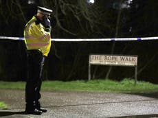 Sarah Everard: Police investigating murder cordon off footpath in Sandwich