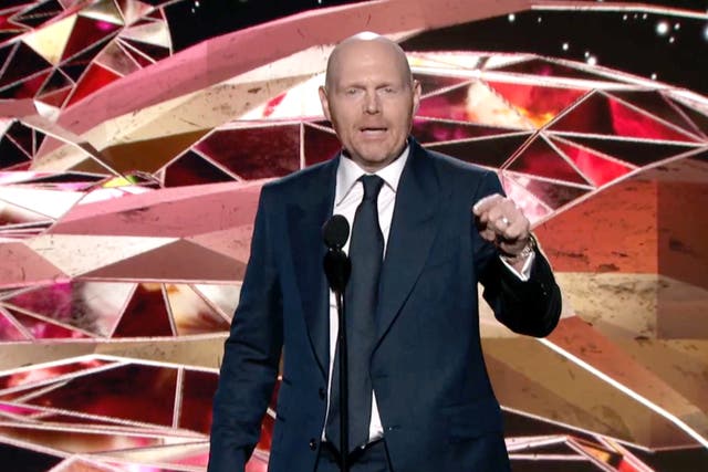 <p>Bill Burr roasted for mispronouncing singer’s name at Grammys as he says feminists ‘going nuts’ over appearance</p>