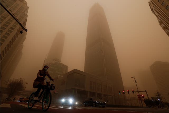 APTOPIX China Sandstorm
