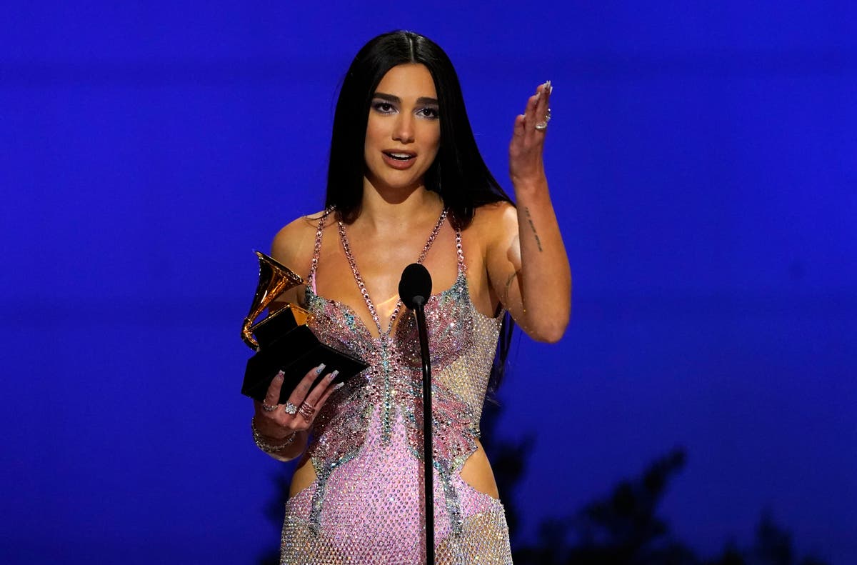 Dua Lipa Celebrates Female Empowerment As Women Rule The Grammys The Independent