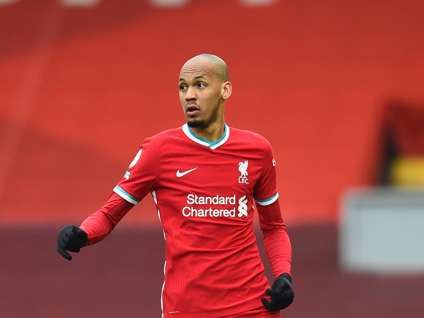 Fabinho has spent much of this season filling in at centre-back