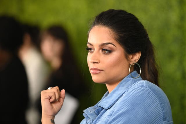<p>File image: Lilly Singh arrives for WE Day California at the Forum in Inglewood, California on 25 April 2019</p>