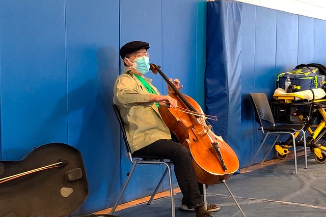 Yo-Yo Ma performing at Berkshire Community College on Saturday 13 March