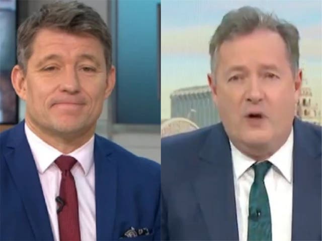 <p>Ben Shephard has replaced Piers Morgan on today’s instalment of GMB</p>